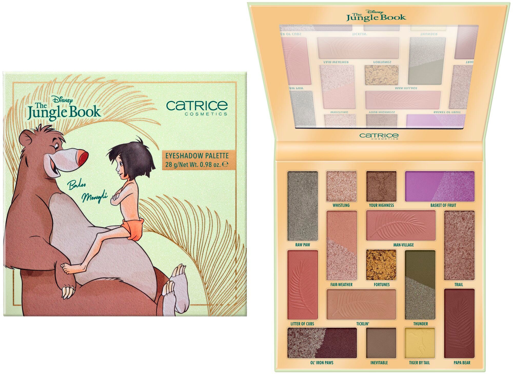 Catrice Palette Eyeshadow The Lidschatten-Palette Book Disney Jungle