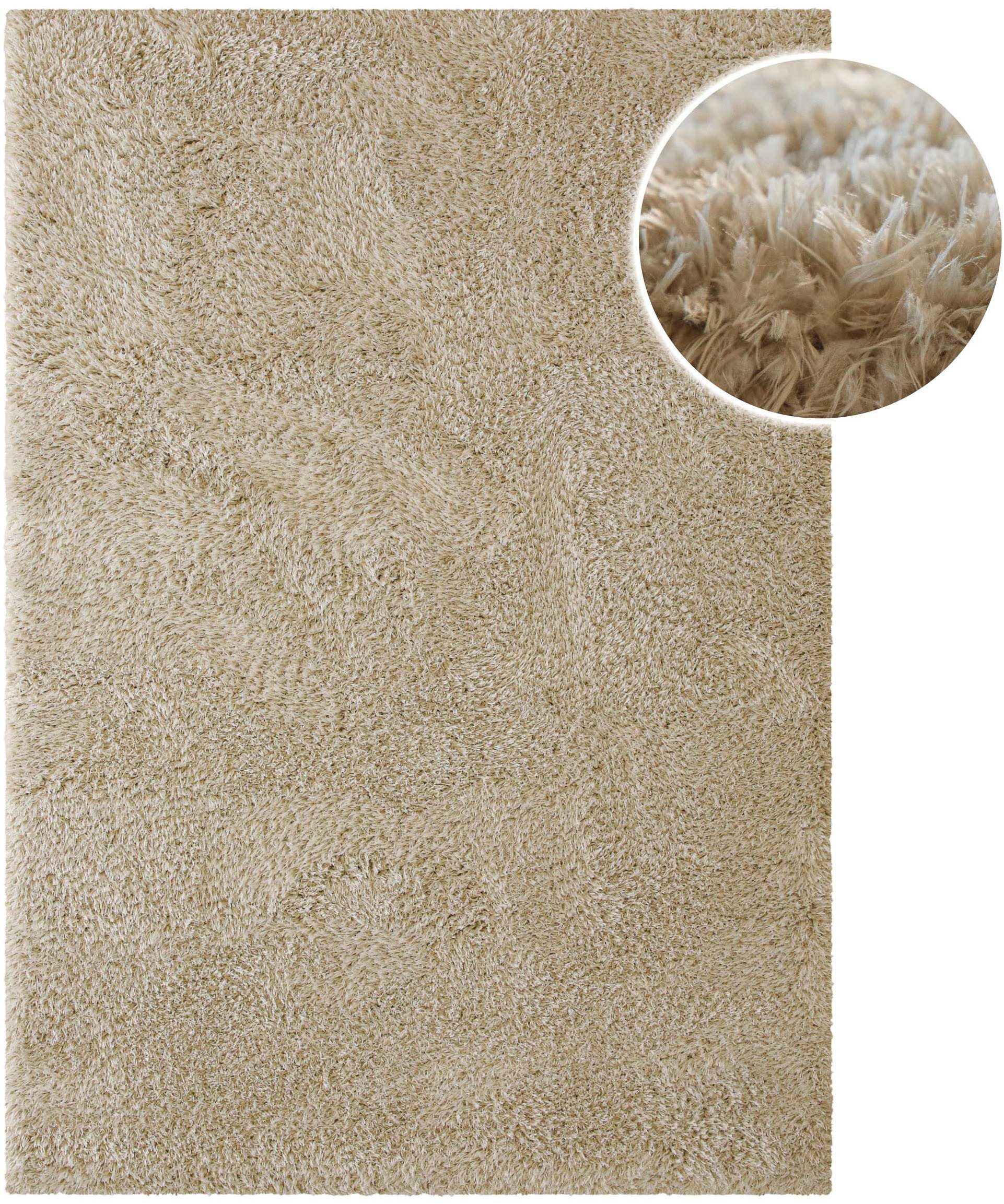 Esprit Hochflor-Teppich YOGI ESP-096, rechteckig, Höhe: 50 mm, Läufer, flauschiger weicher Flor aus 100% recyceltem PET, Wohnzimmer. Reduzierter Preis € 80,18. Unverbindliche Preisempfehlung € 119,00