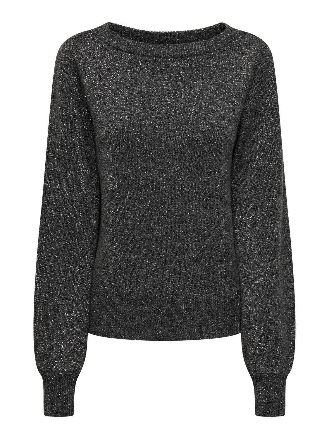 Strickpullover JDYRUE GLITTER L/S BOAT PULLOVE KNT NOOS