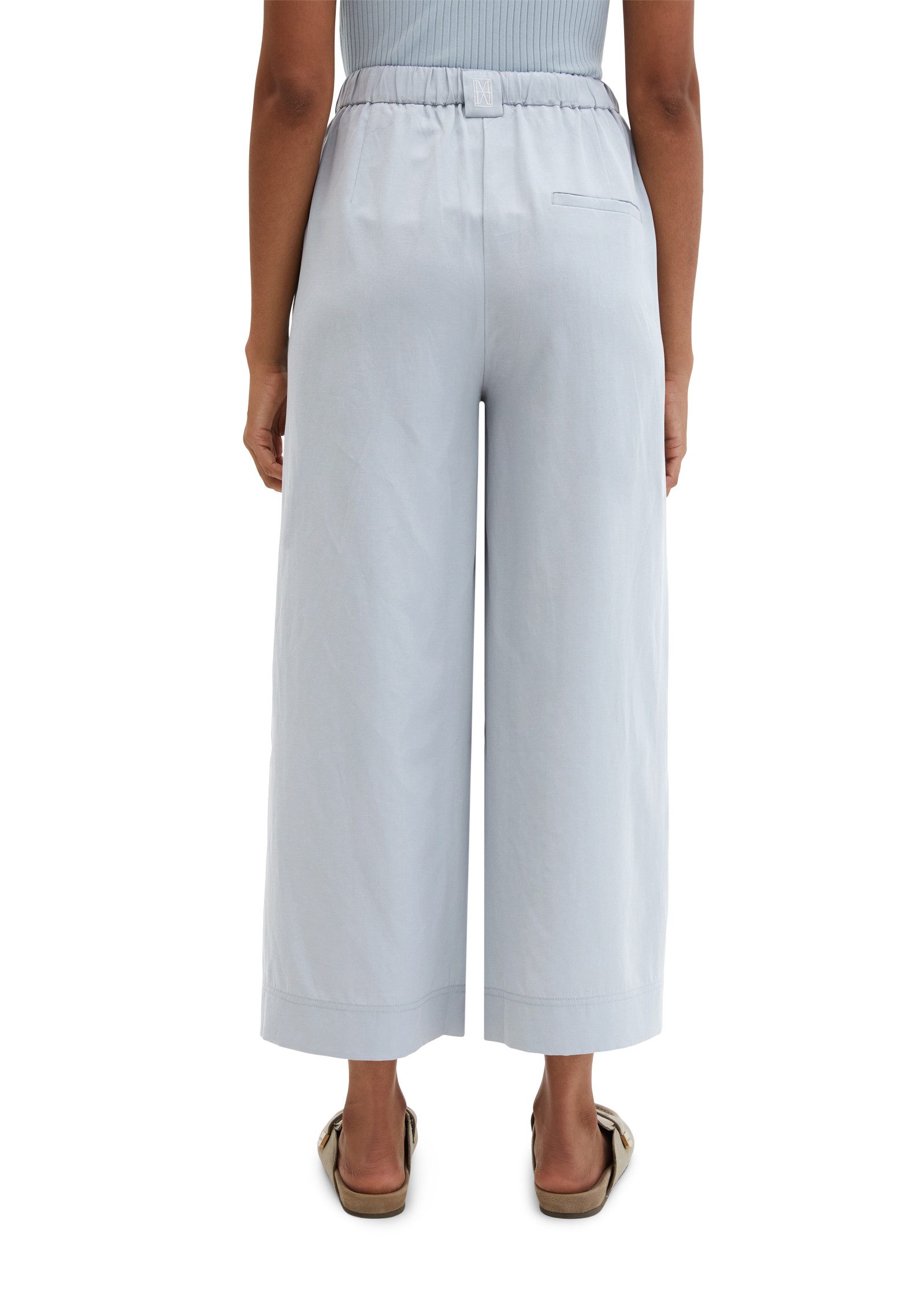 Marc O'Polo Dehnbund-Hose Model Margo wide aus Lyocell-Leinen-Mix, elastisc günstig online kaufen