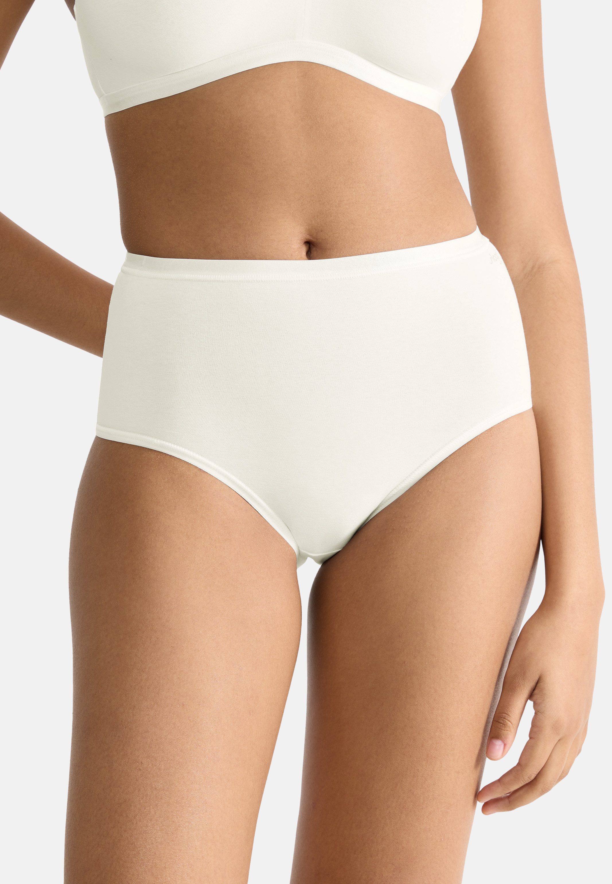 sloggi Panty 6er Pack GO Daily Cotton (Spar-Set, 6-St) High Waist Panty - Baumwolle - Atmungsaktiv