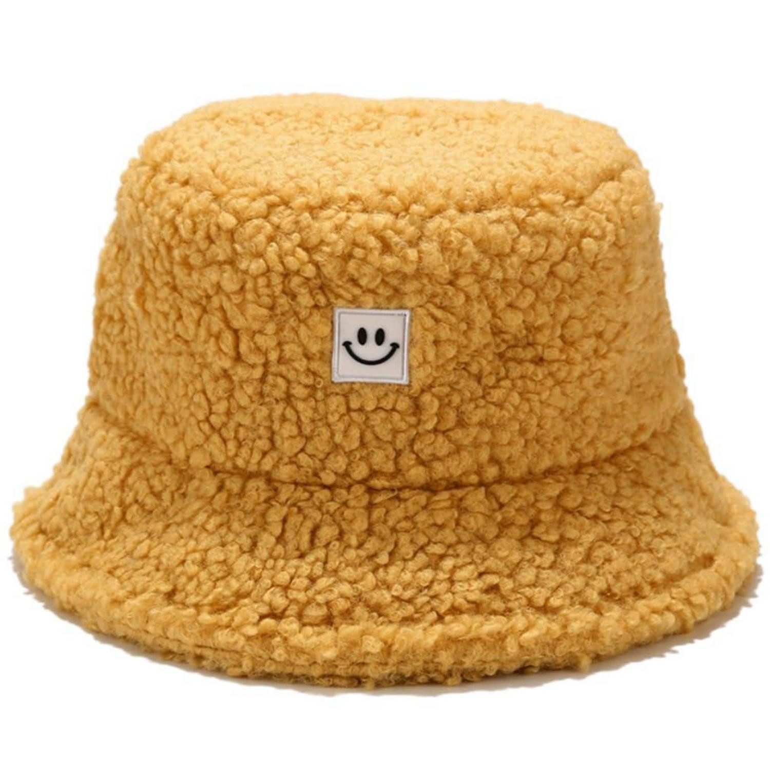 LuxusKollektion Fischerhut Fischerhut Damen Plüsch Winter Warm (1-St)