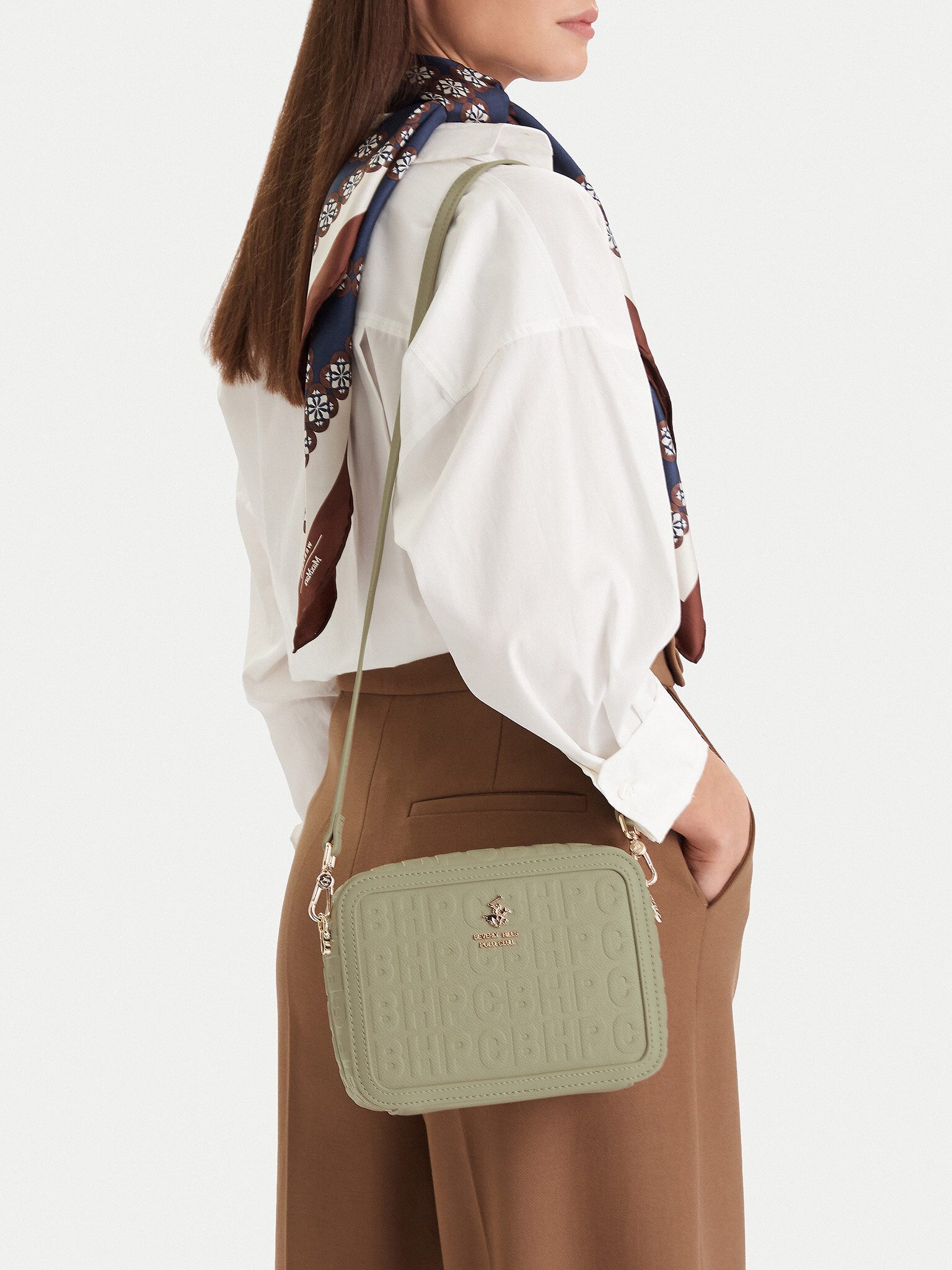 BEVERLY HILLS POLO CLUB Handtasche Beverly Hills Polo Club Damenhandtasche Grün BEVERLY HILLS POLO CLUB-E