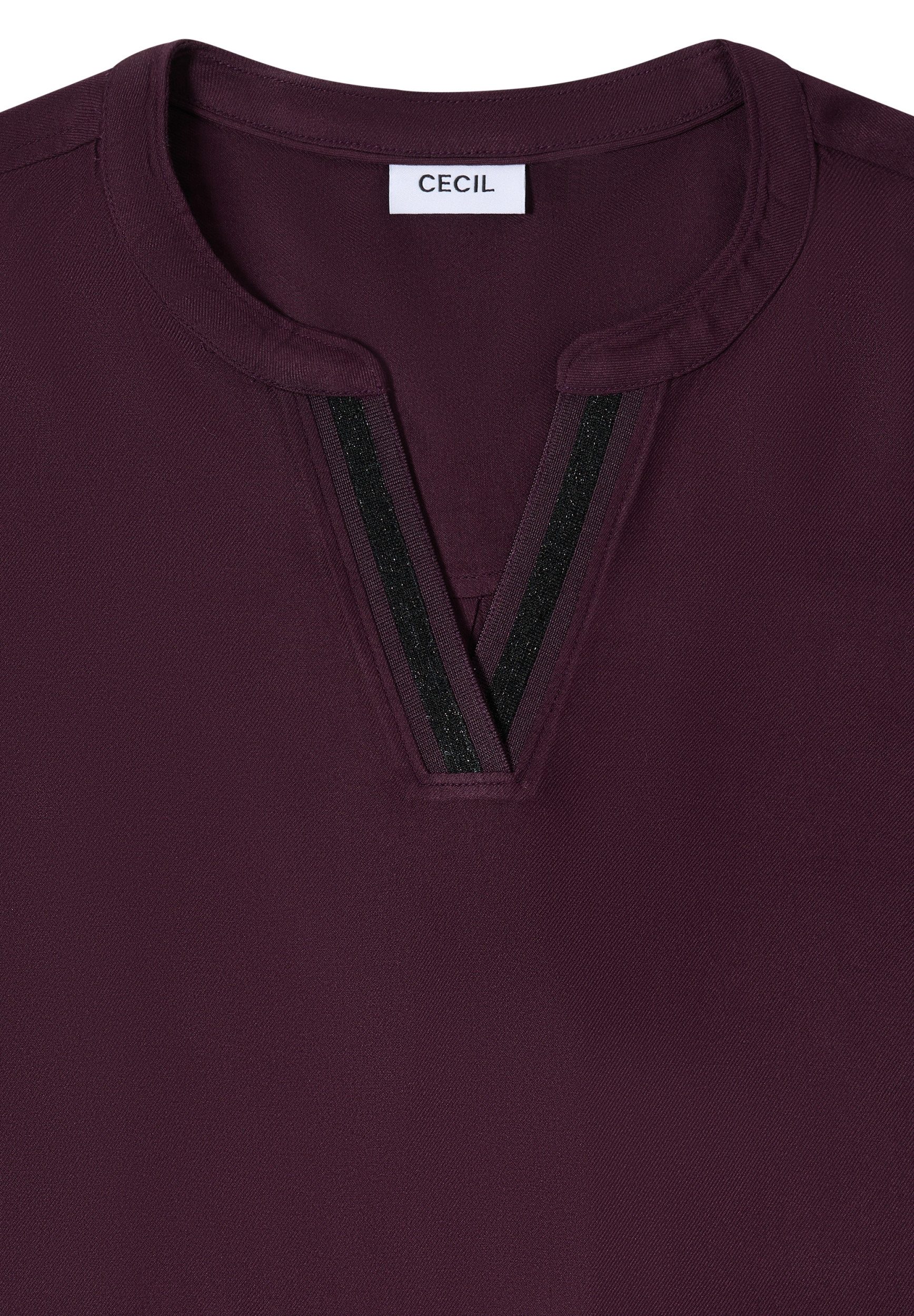 CECIL Blusenshirt Solid Deco Blouse günstig online kaufen