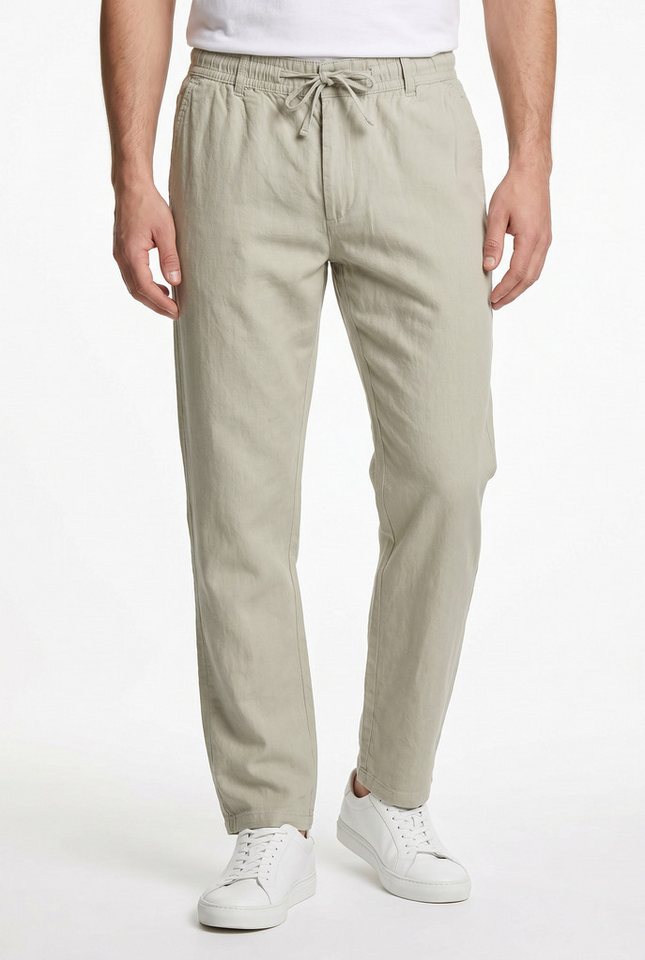 LINDBERGH Leinenhose mit Gummizug und Kordel