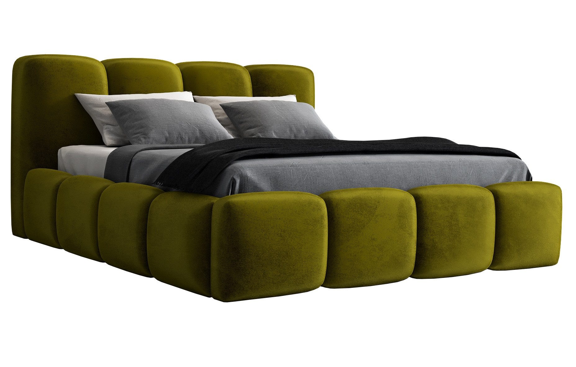 A&J MöbelLand GmbH Polsterbett DANA mit Matratze, Lattenrost und Bettkasten. (Bett mit Kopfteil. Matratze und Lattenrost gratis! Bettkasten mit großem Stauraum. Viele Varianten zur Auswahl – wählen Sie Größe und Farbe!, TOP ANGEBOT), Länge: 220 cm Höhe Kopfteil: 100 cm