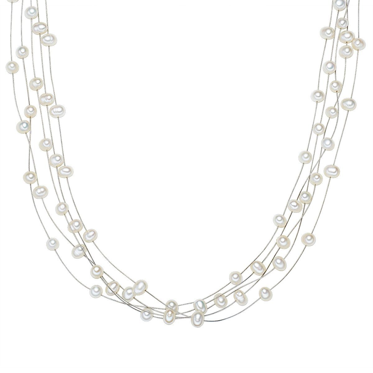 Valero Pearls Collier silber, aus Sterling Silber