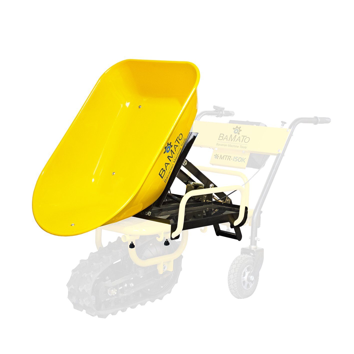 BAMATO Motorschubkarre MTR150KBOX_2024, 1-tlg., Kippmulde, Muldenaufsatz, kippbar