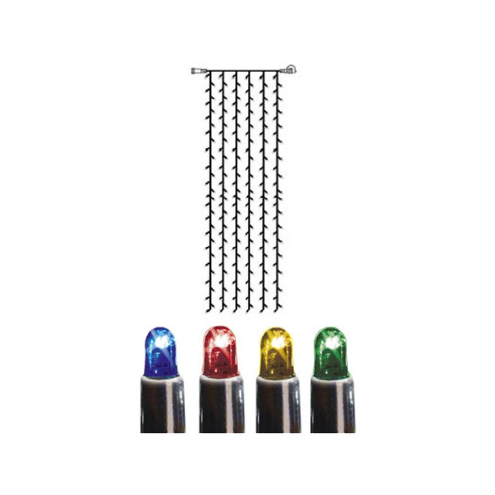 STAR TRADING LED-Lichternetz 204-flammig, kaltweiß, L1000mm