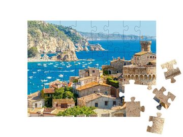 puzzleYOU Puzzle Tossa de Mar, Costa Brava, Spanien, 48 Puzzleteile, puzzleYOU-Kollektionen Spanien