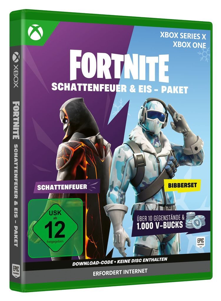 Fortnite Schattenfeuer & Eis Paket (Code in Box) Xbox Series X
