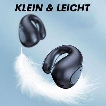 Xmenha Natürlichen HiFi-Stereoklang und dynamische Anrufe Open-Ear-Kopfhörer (Universelle Kompatibilität mit Touch-Steuerung für einfache Bedienung und Nutzung mit verschiedenen Geräten., Innovative Komfort, Klang Konnektivität für anspruchsvolle Aktivitäten)