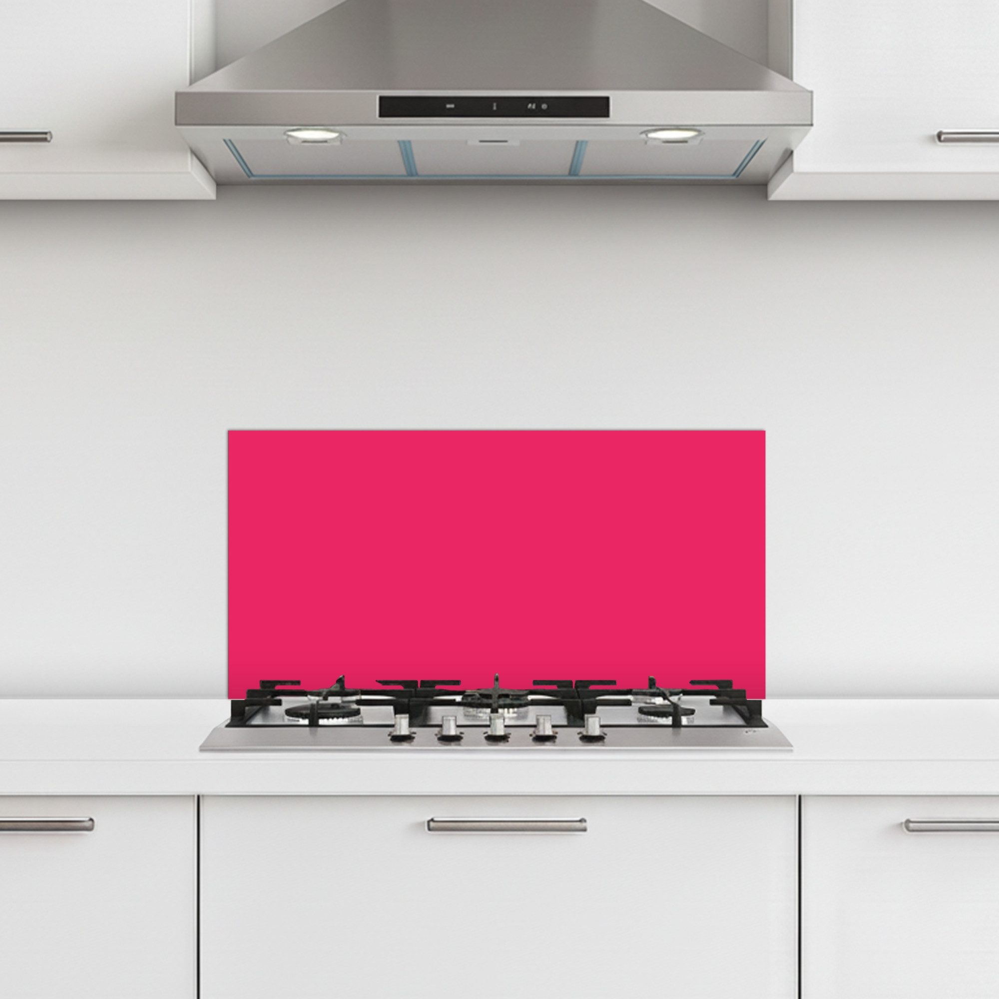 KitchenYeah Küchenrückwand selbstklebend (keine Folie) Karmin - Farben - Palette - Rosa, (1-tlg), Küchenrückwand, Spritzschutz, Kitchen, 60x30 cm