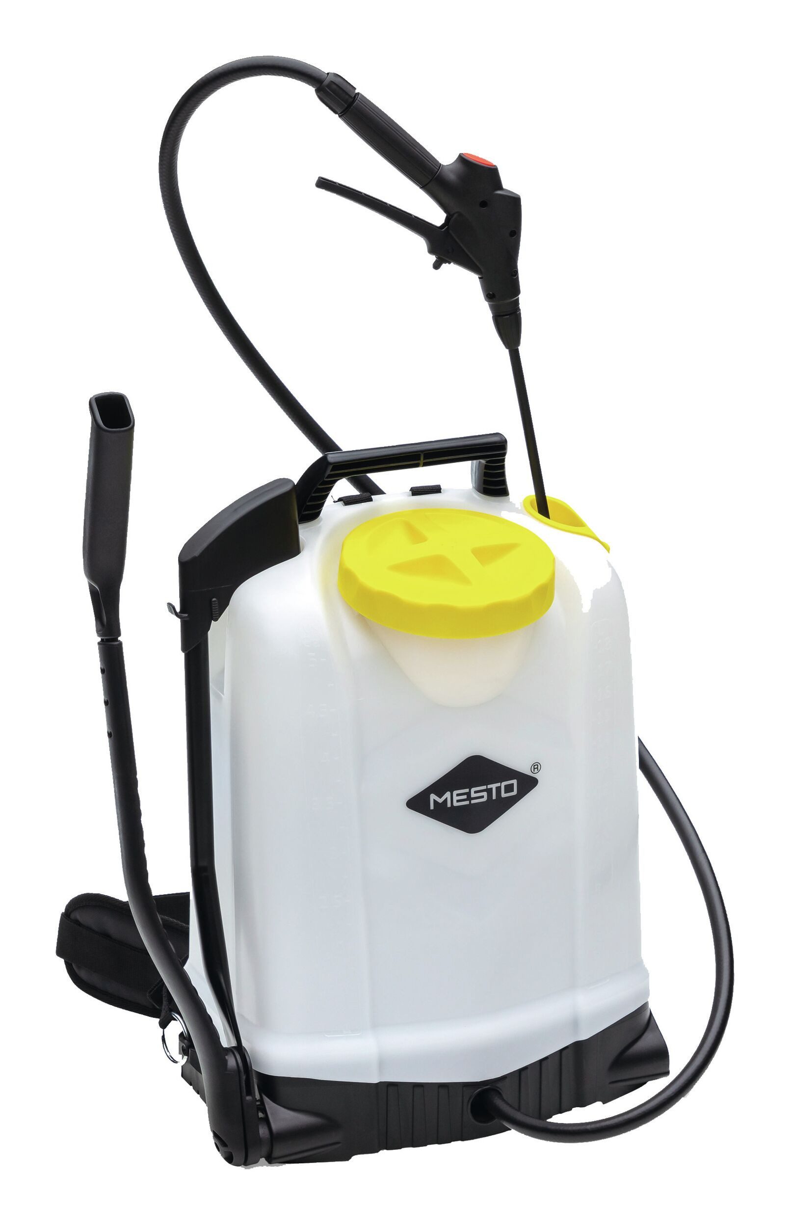 MESTO Drucksprühgerät, Rückenspritze, 18 L Kunststoffbehälter FPM/FKM-Dichtungen