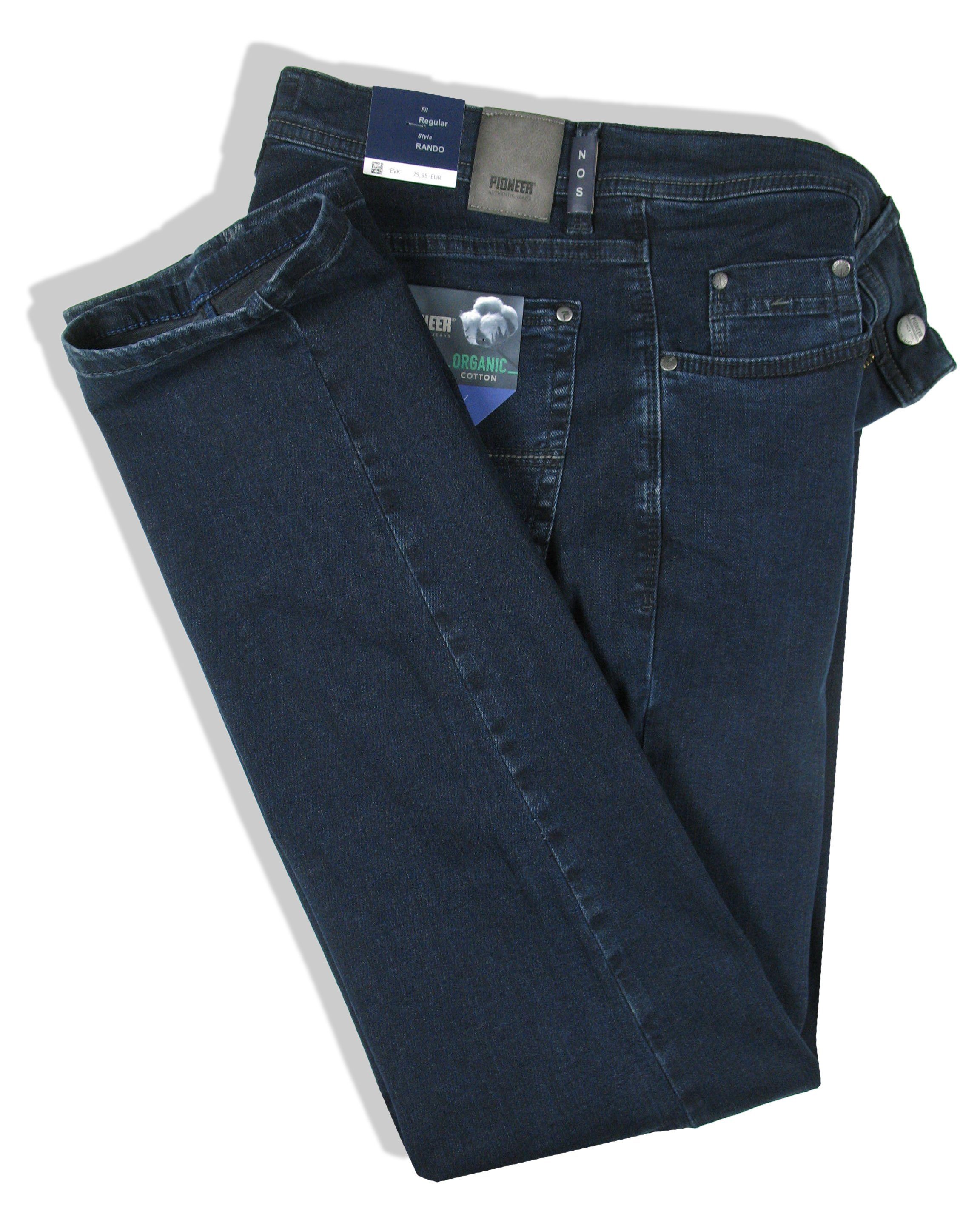 Jeans Rando 5-Pocket-Jeans Pioneer Stretch-Denim Authentic Blue Megaflex Deep