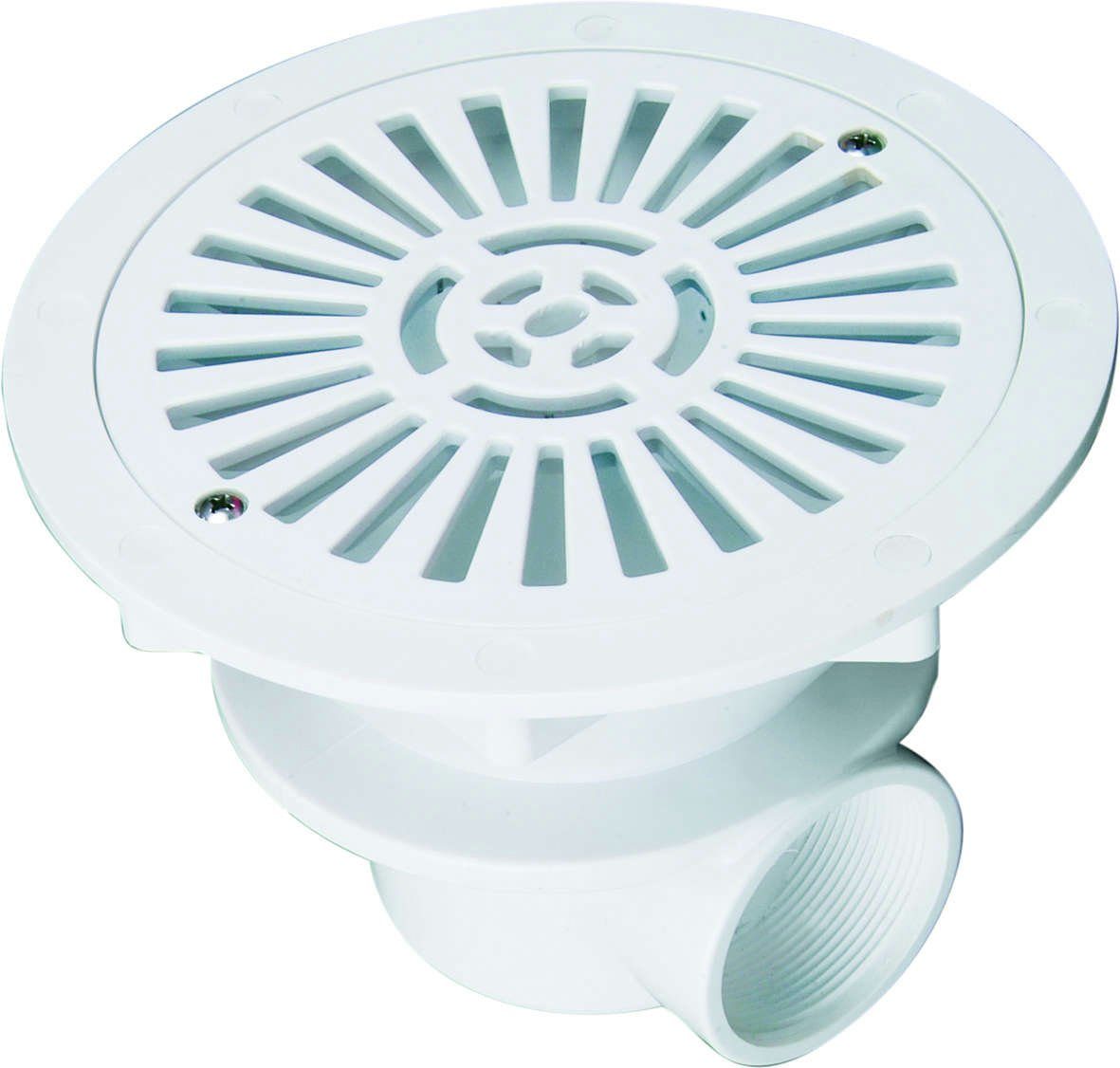 Whirlpoolmatte Bodenablauf Multiflow regulierbar