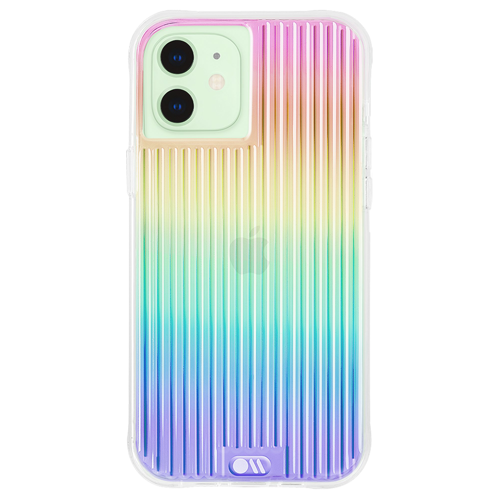 Case-Mate Handyhülle »Tough Groove« iPhone 12 mini 13,7 cm (5,4 Zoll),  [Apple iPhone 12 mini Hülle, durchsichtig, glänzend, Antimikrobielle  Beschichtung, Fallschutz] - Regenbogen / Transparent online kaufen | OTTO