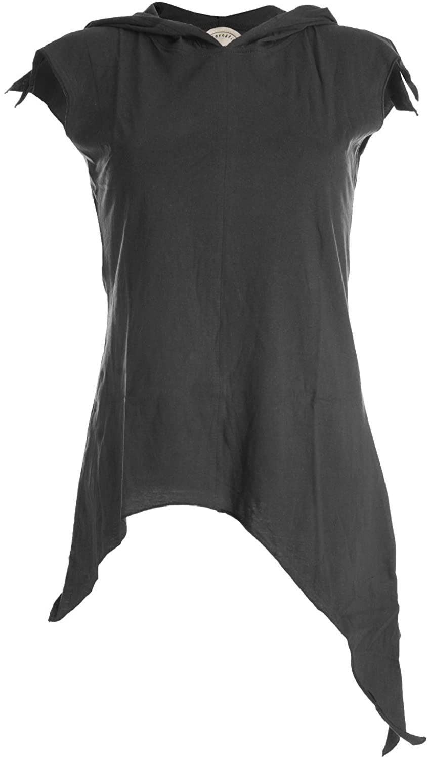 Vishes Zipfelkleid Zipfelshirt mit Zipfelkapuze aus Baumwolle Tunika, Ethno günstig online kaufen