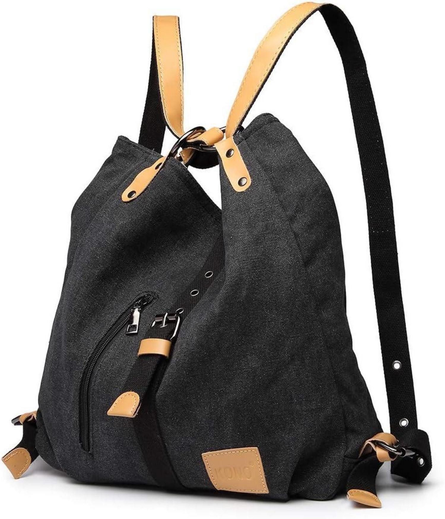 LuxusKollektion Henkeltasche Henkeltasche Rucksack Damen Canvas günstig online kaufen