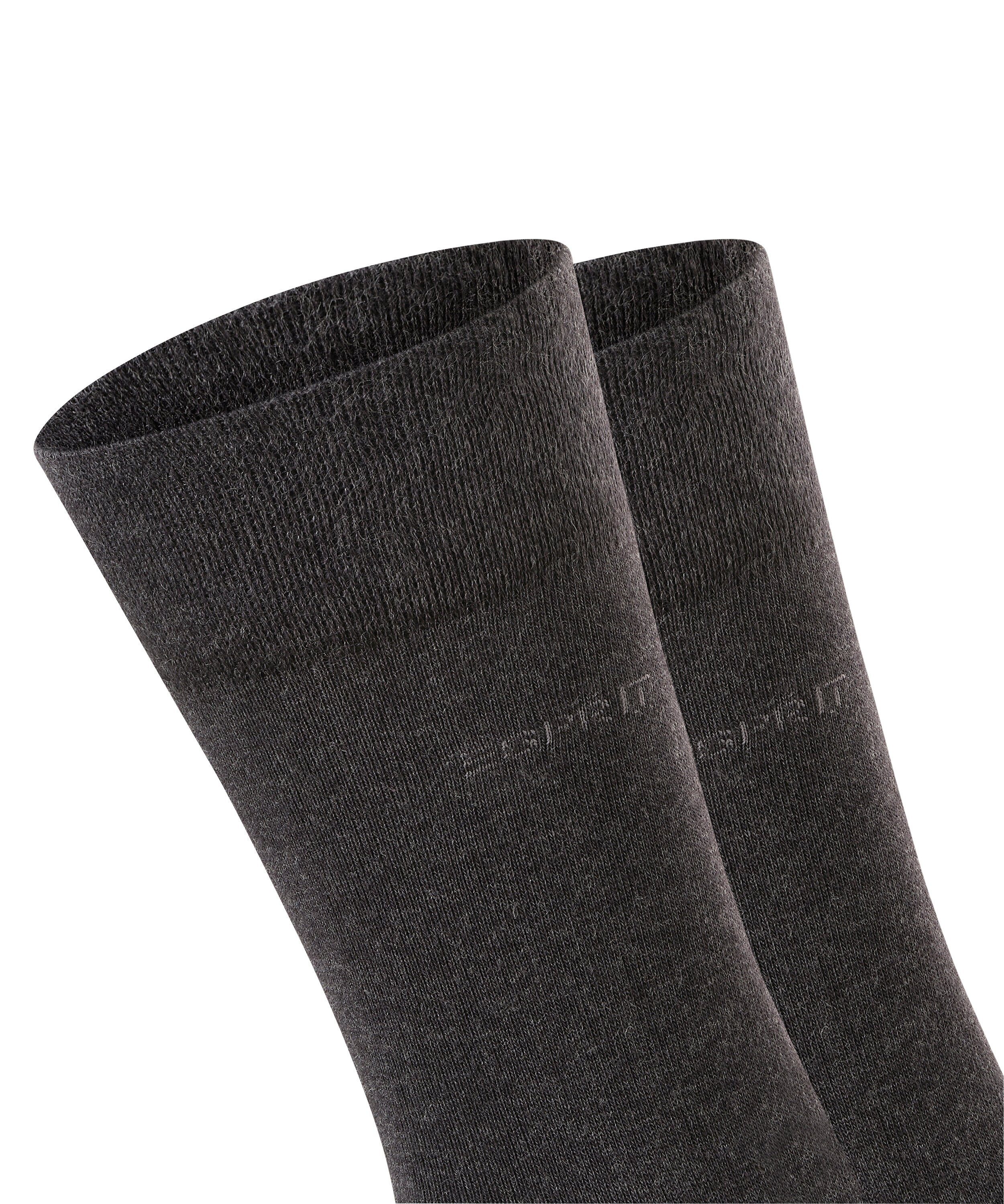 Esprit Socken Basic Easy 2-Pack Socken (2-Paar) mit druckfreiem Komfortbund