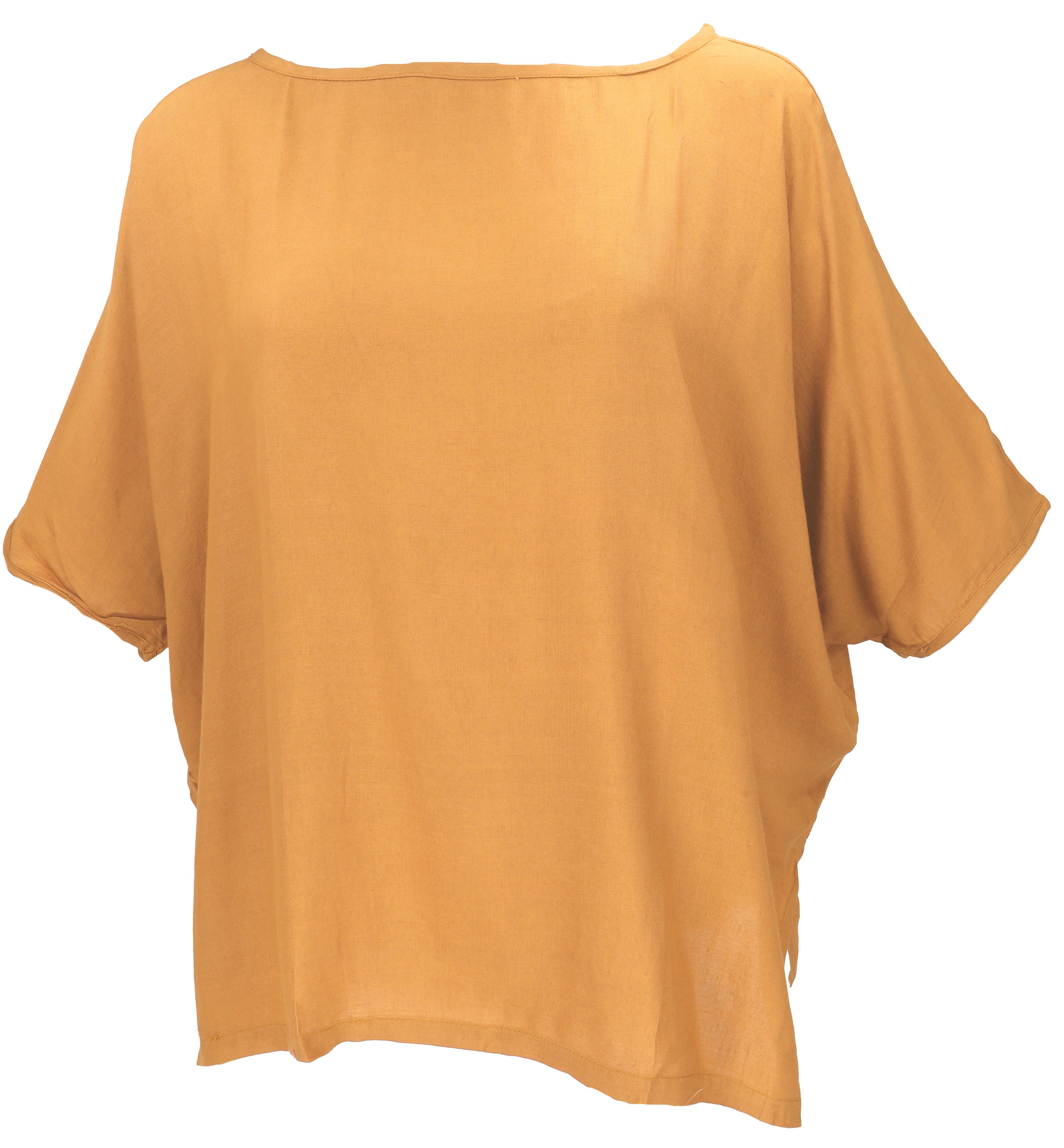 Guru-Shop Longbluse Weites Boho Blusentop mit Fledermausärmeln,.. alternati günstig online kaufen
