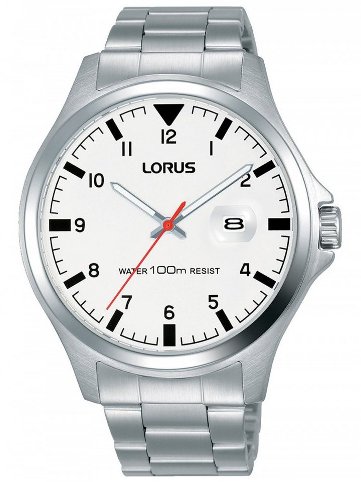 LORUS Quarzuhr Lorus RH965KX9 Klassik Herren 42mm 10ATM, Sekunde