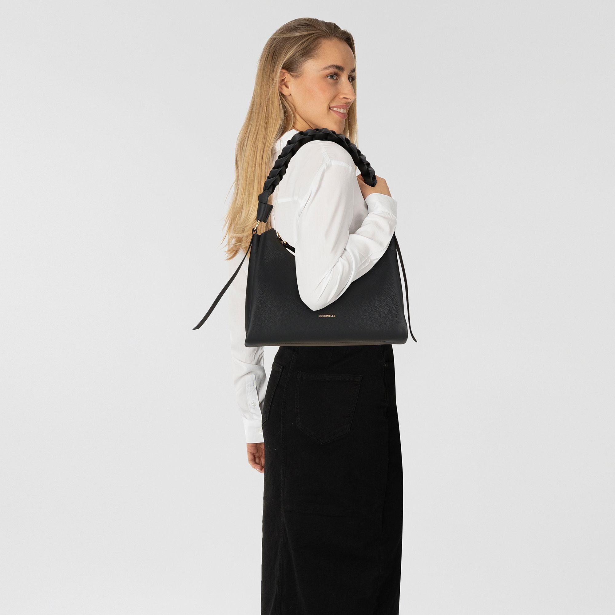 COCCINELLE Schultertasche Boheme, Leder
