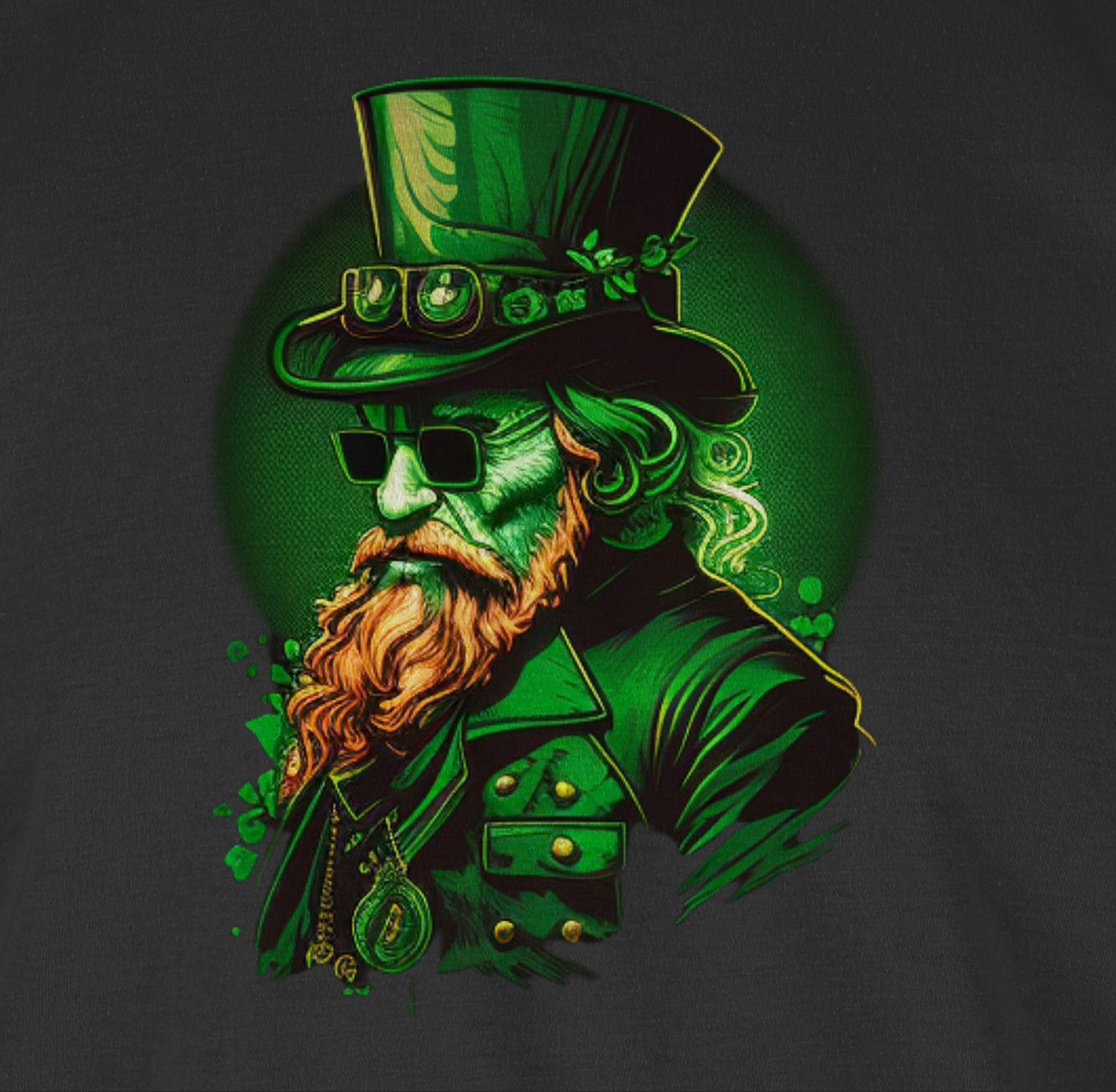 Shirtracer Rundhalsshirt Shamrock Irland Kobold Irische St. Patricks Day