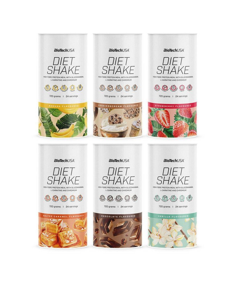Biotech USA BioTech Diet Shake 720g - Salted Caramel Pulver, 720 g, Pulver