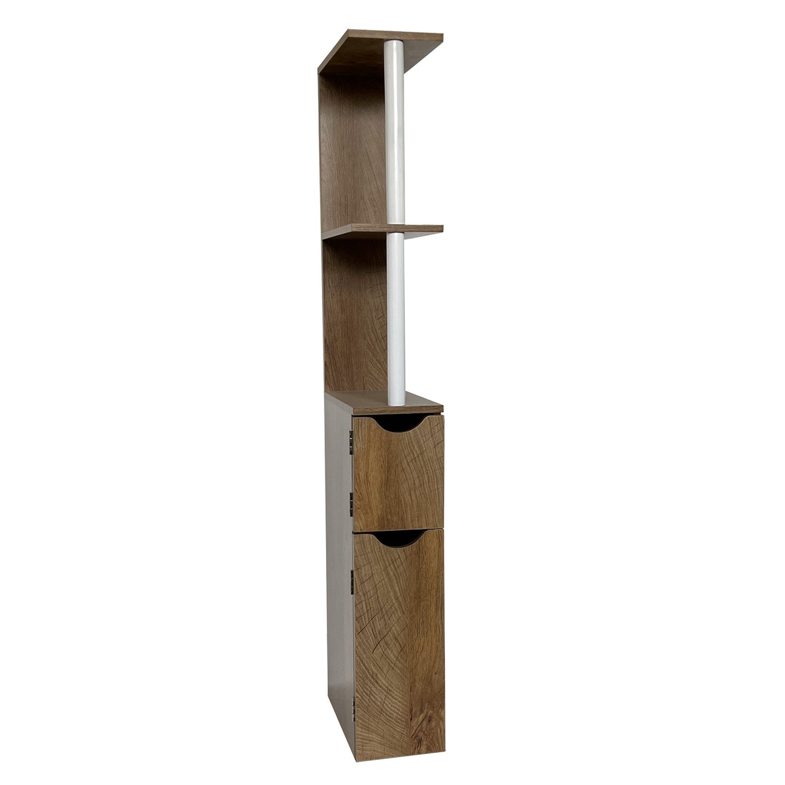 HTI-Living Raumteilerregal Raumteilerregal 118 cm Thekla Eiche, Stück 1-tlg., Beistellschrank Nischenregal