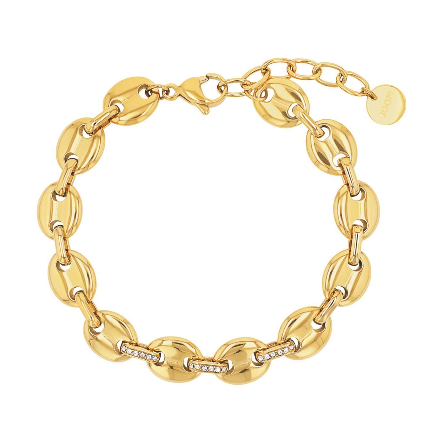 JOOP! Armband JOOP! Armband für Damen, Edelstahl, Preciosa (Armband, 1-tlg)