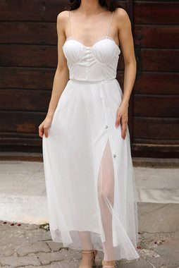 Modabout Abendkleid Langes Maxikleid Hochzeitskleid Für Damen - NELB0232D0903BYZ (1-tlg)