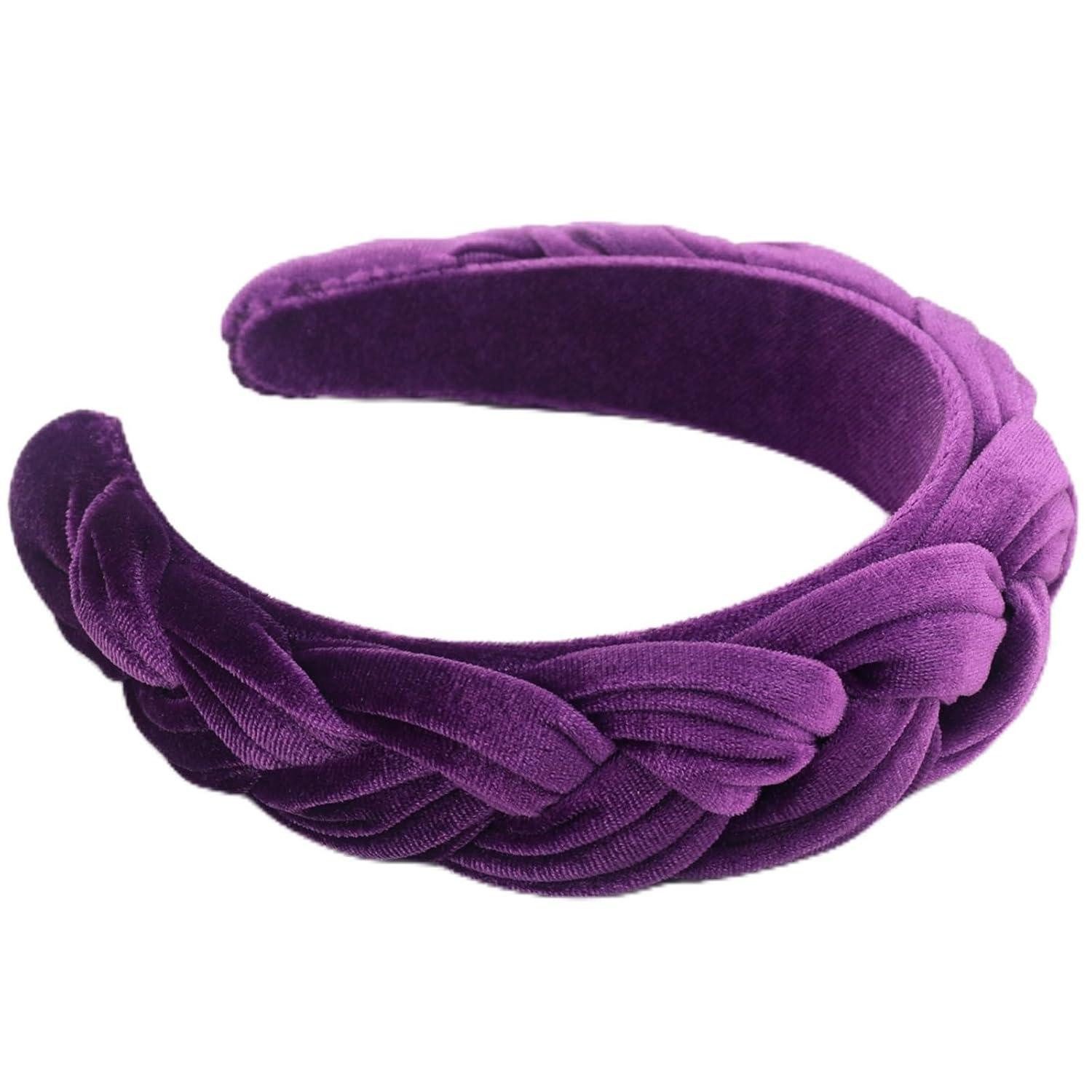 Haarreif Samt Geflochtenes Stirnband Trachten Haarreif Breit Vintage Haarband