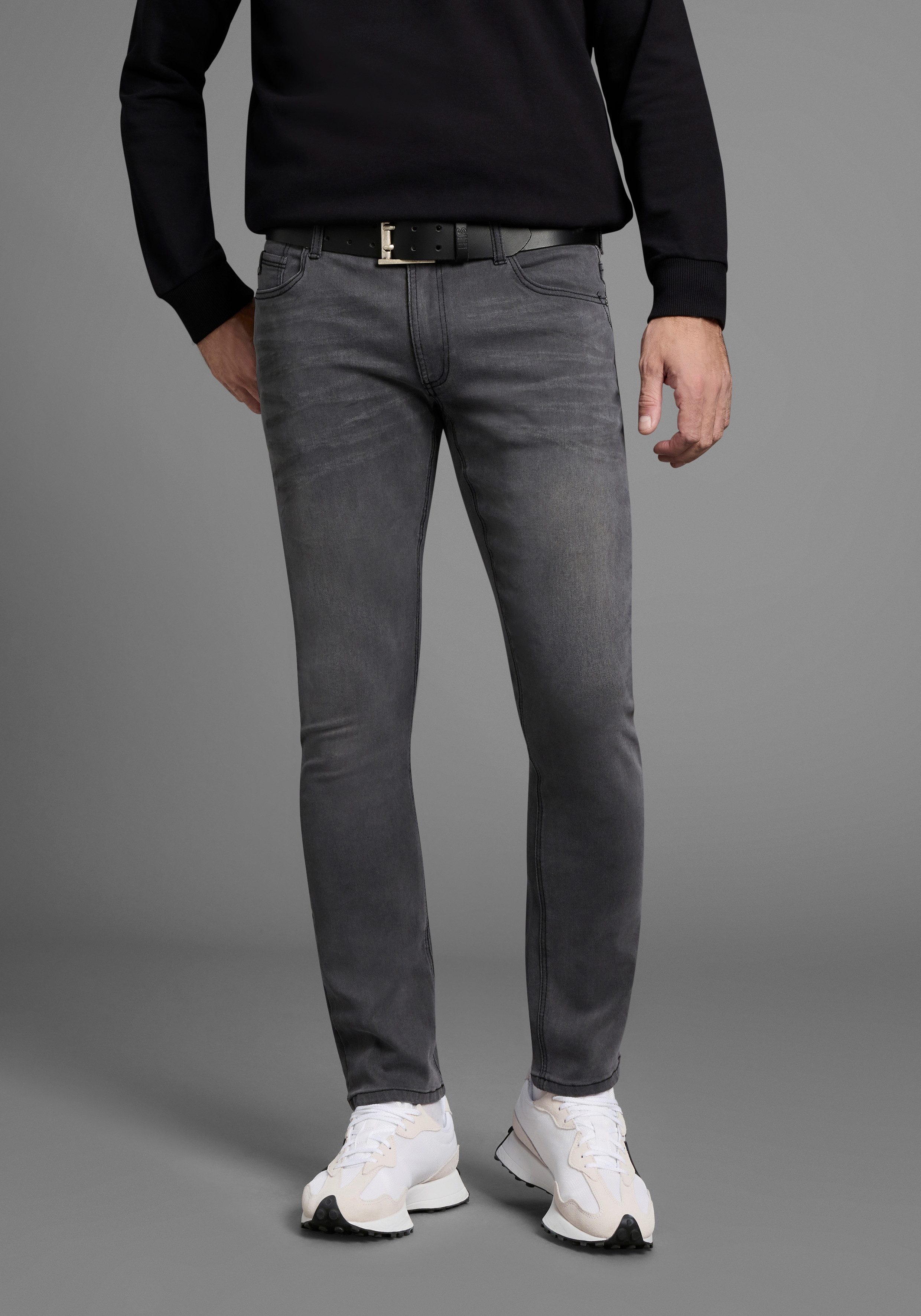 Bruno Banani Slim-fit-Jeans Grady schmale Beinweite, niedrige Leibhöhe, fig günstig online kaufen