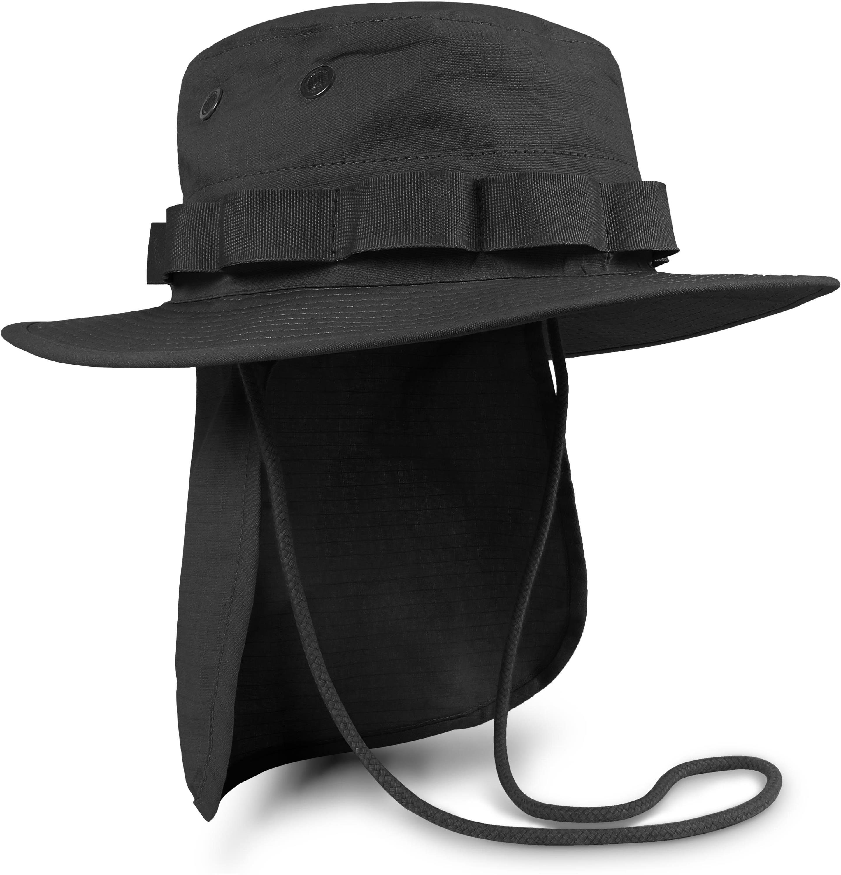 normani Outdoorhut Boonie Hat Junglescout Outdoorhut Sonnenhut mit abnehmbarem Nackenschutz Sonnenhut Sommermütze