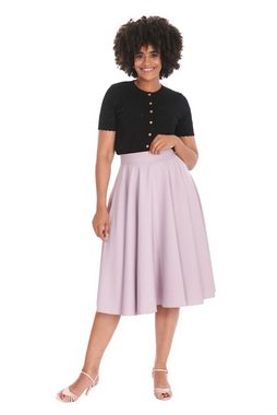 Banned A-Linien-Rock Sway Swing Lila Retro Vintage Skirt