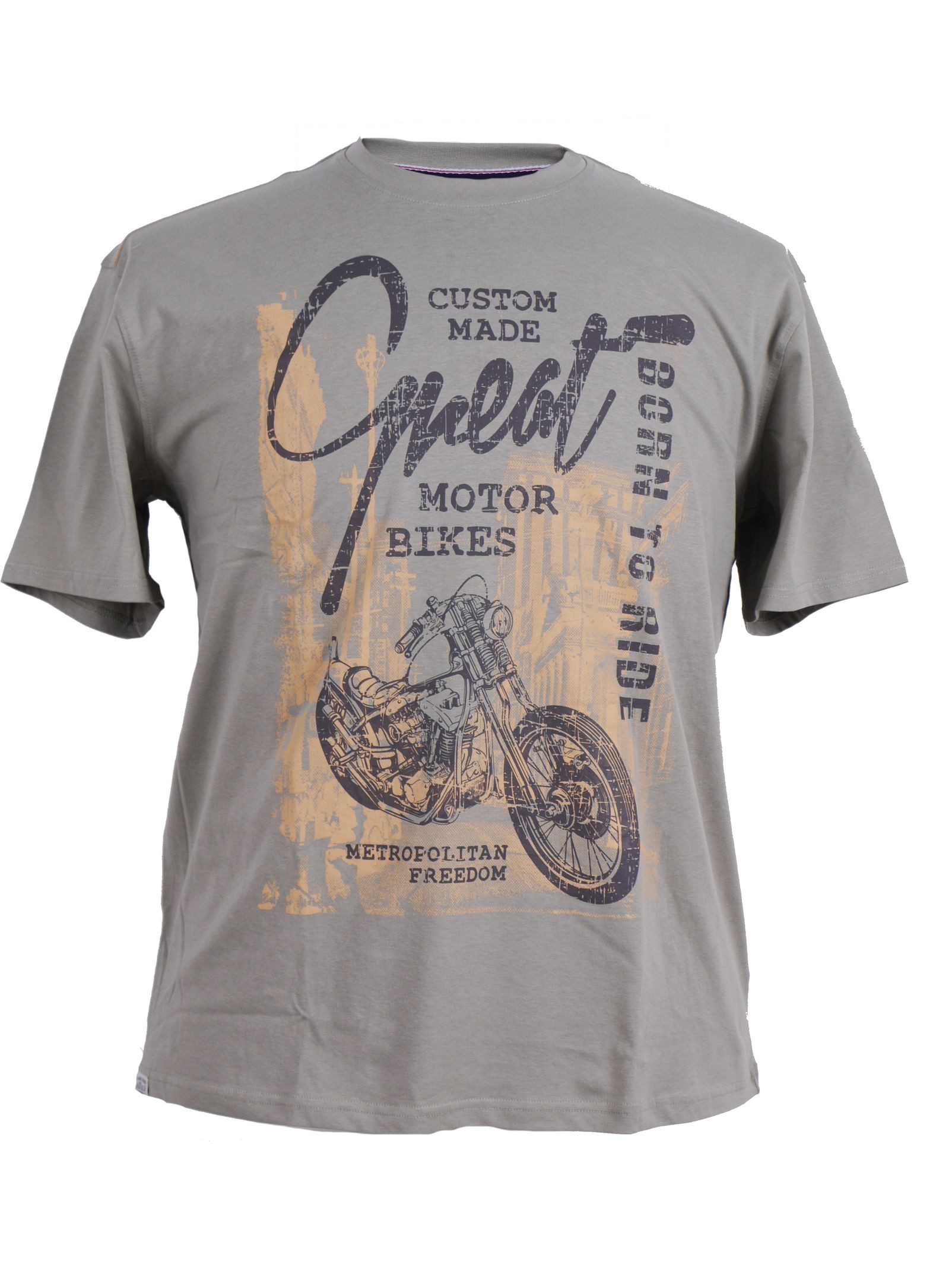 redfield TShirt Redflied TShirt in großen Größen "Motor Bikes" khaki