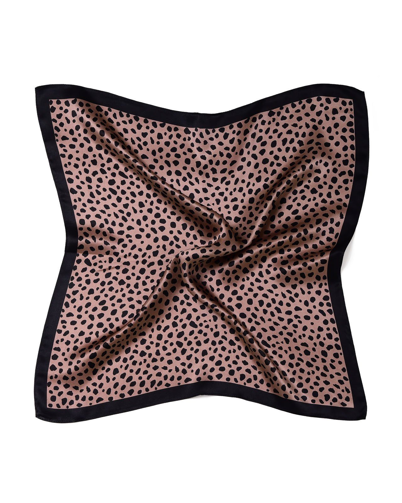 MayTree Seidentuch quadratisch, Leopard 53x53 cm, Nickituch, Bandana-Schal, günstig online kaufen