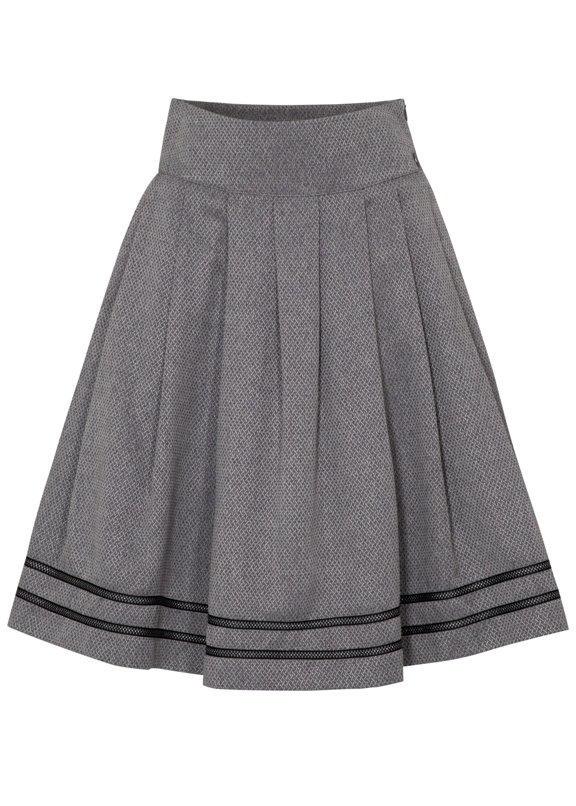 Spieth & Wensky Trachtenrock Glora (1-tlg) mit absetzende Streifen am unter günstig online kaufen