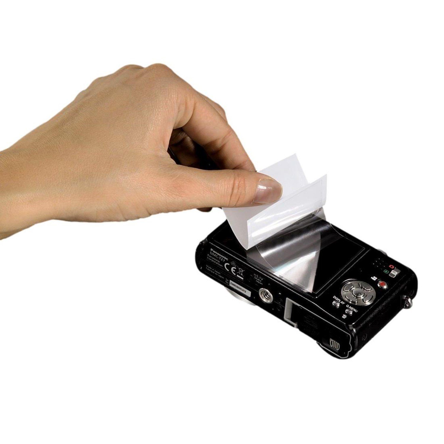 Hama Kameratasche Schutz-Folie Display-Folie 4" Kamera-Display, Universelle Folie, zuschneidbar, für Kameras mit bis zu 4" Bildschirm