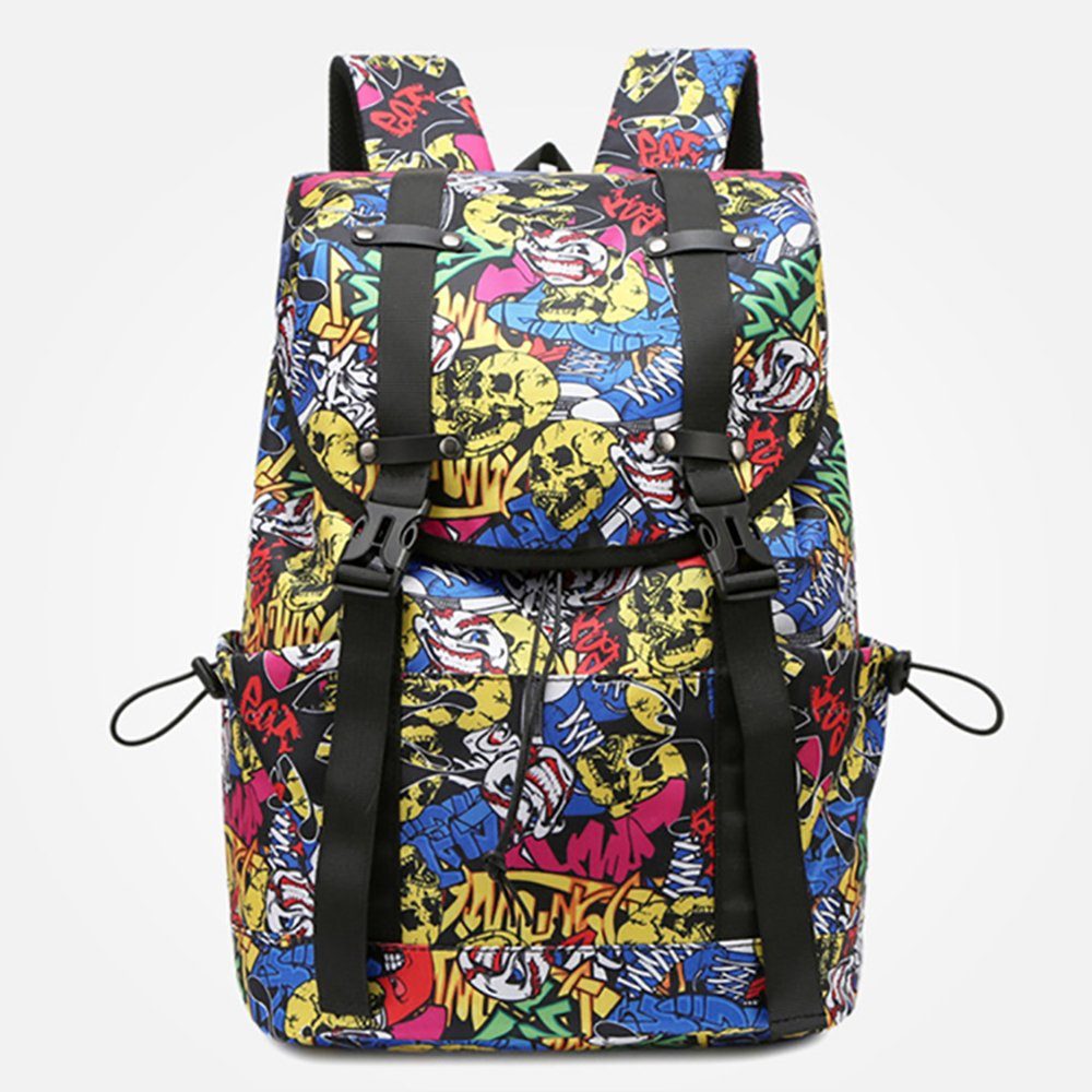 Blätter Rucksack Laptop, Damen Rucksack, Herren GelldG Schultasche Schulrucksack wasserdicht