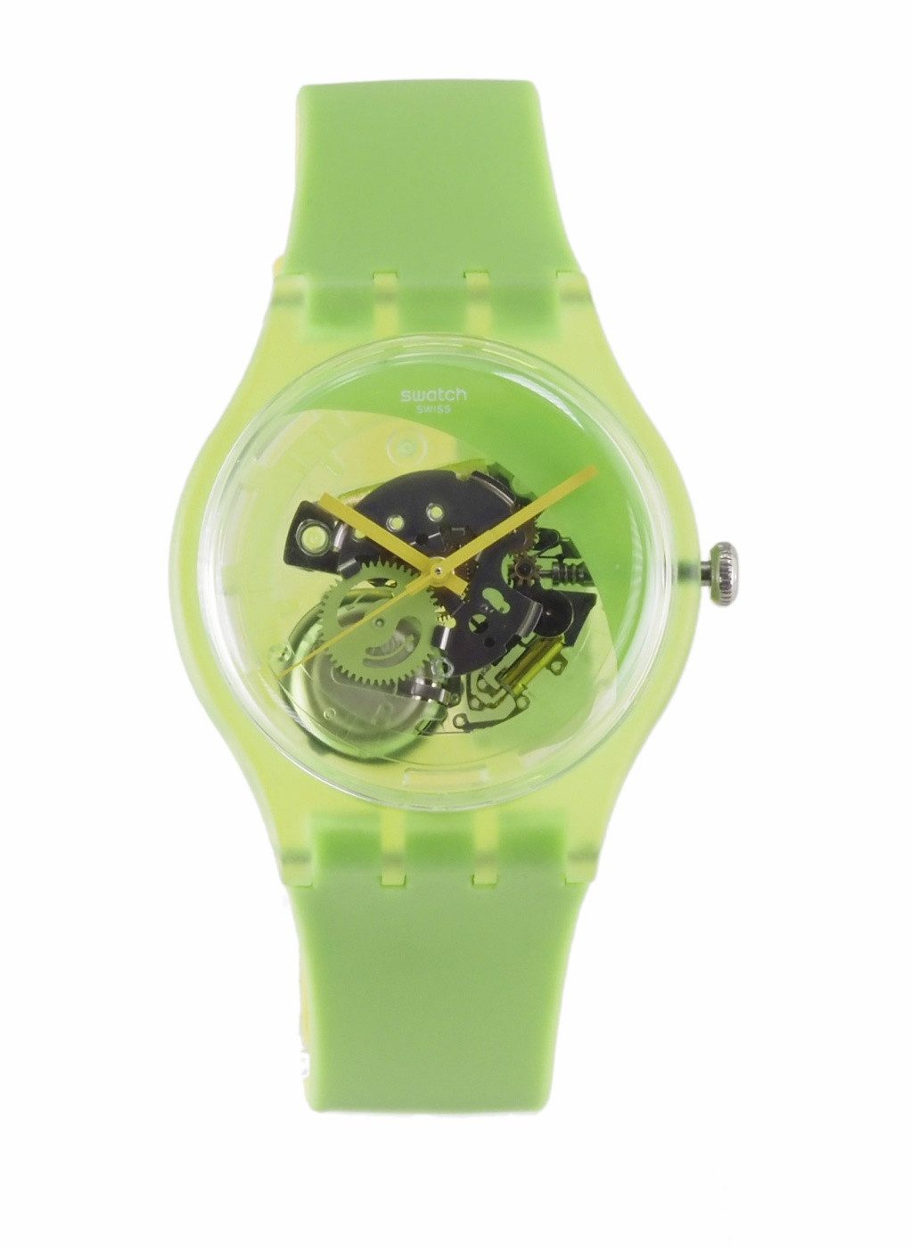 Swatch Quarzuhr Swatch Damen Herren Quarz Uhr SUOG110 REEN Lacquered X8