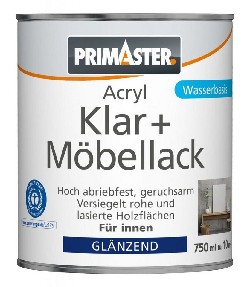 Thumbnail - Primaster Klarlack Primaster Klar und Möbellack 750 ml farblos