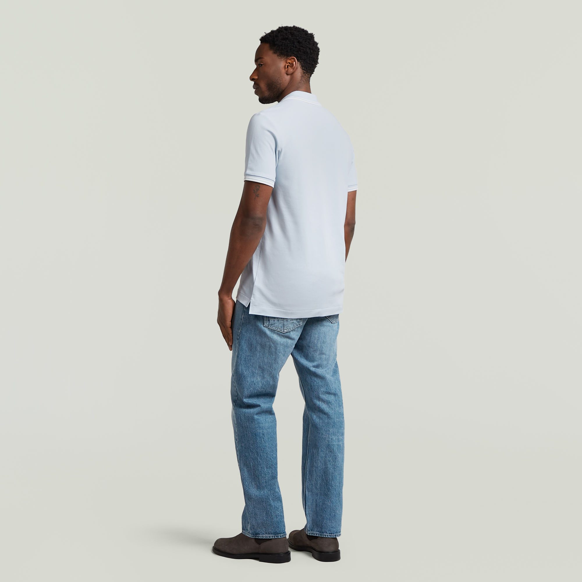 G-STAR Poloshirt Poloshirt Dunda slim stripe in Kurzarm-Form – Bild 4 von 5