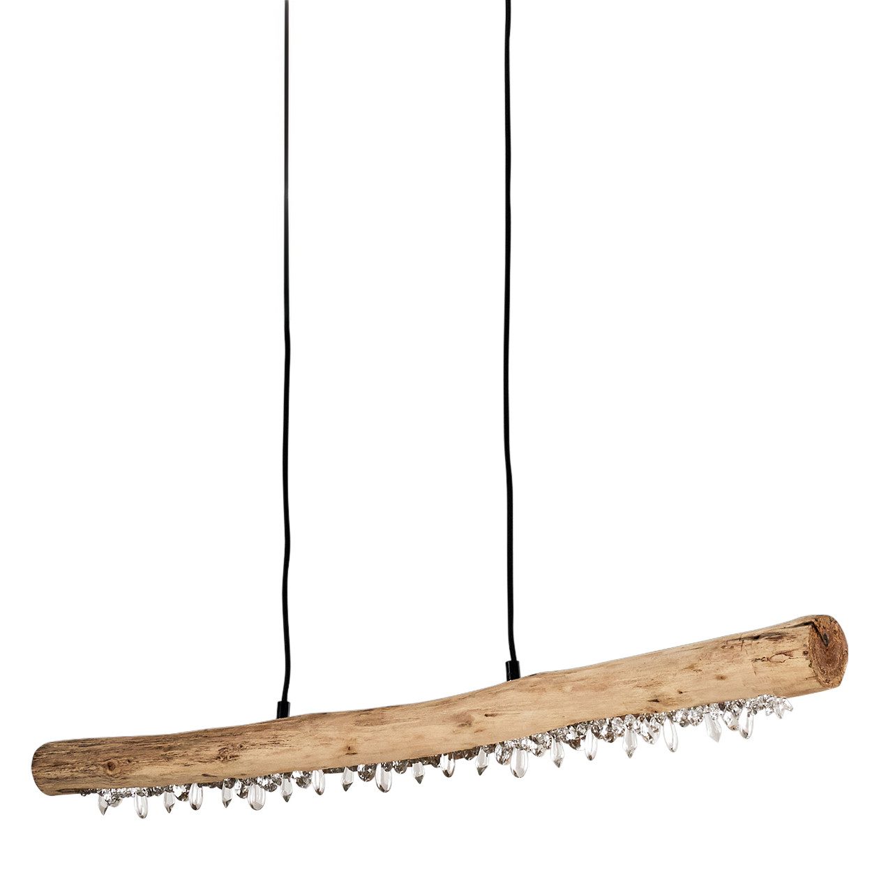 hofstein Pendelleuchte »Arzano« dimmbare Hängelampe aus Metall/Holz in Nick günstig online kaufen