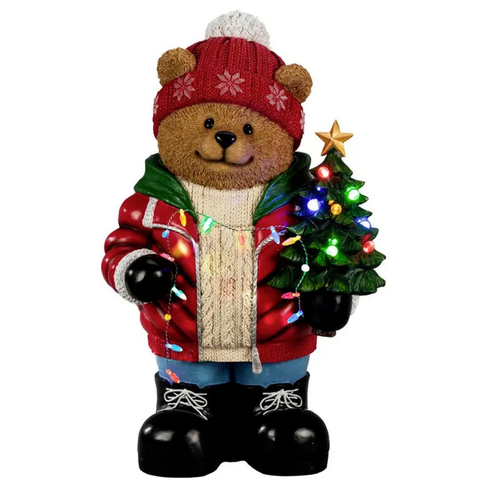 KONSTSMIDE LED Dekofigur Konstsmide 4170-000 Weihnachtsdeko, sonstige Teddybär Mehrfarbig LE
