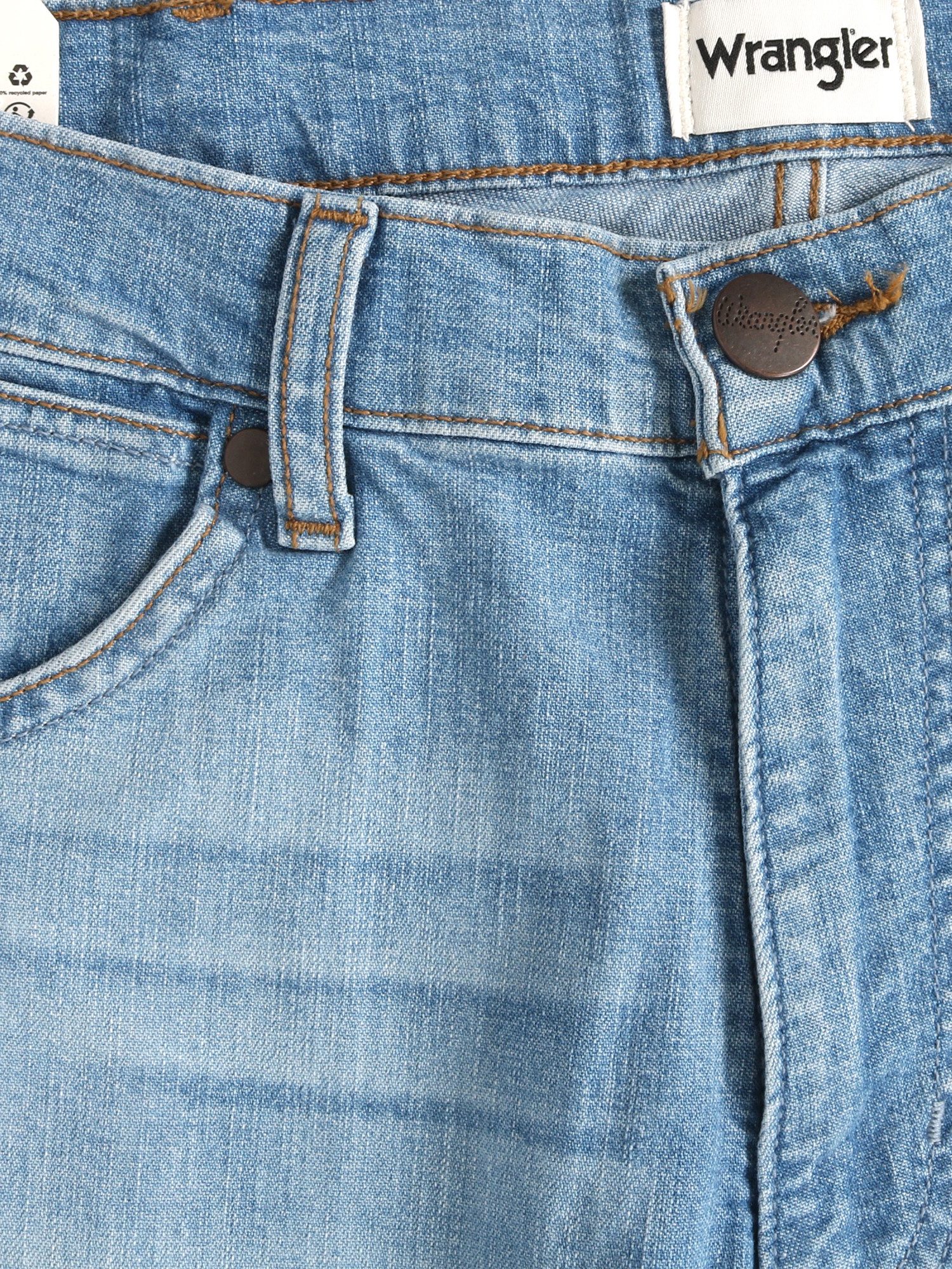 Wrangler Slim-fit-Jeans Leicht & Supersoft - LARSTON SLATE SHADE mittlere Leibhöhe, hellblau