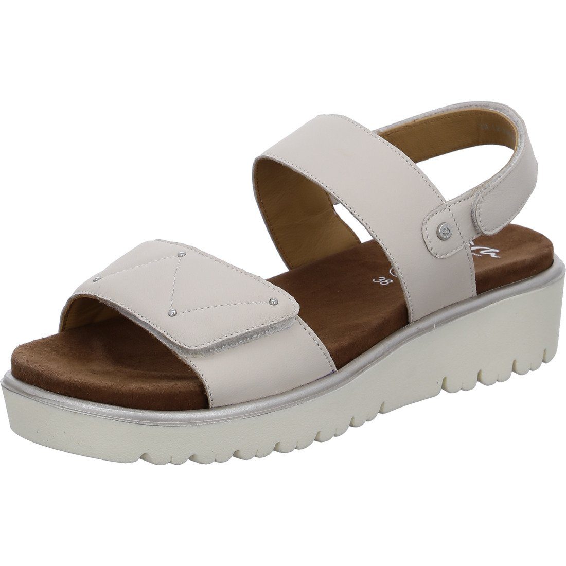 Ara Ara - 048122 Bilbao Schuhe, Glattleder Sandalette beige Sandalette