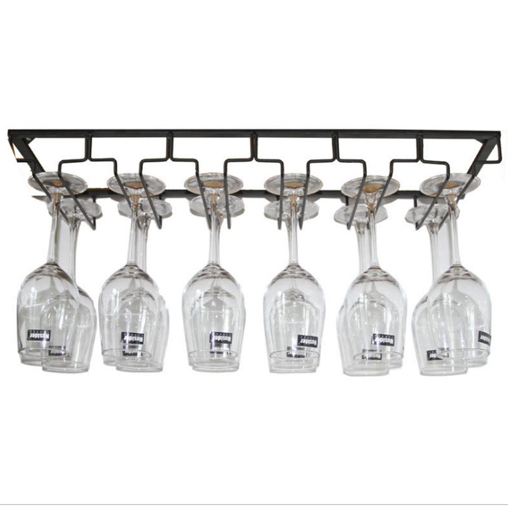 JEOBEST Weinregal Weinglashalter unter dem Schrank, 6 Reihige Weinglashalte günstig online kaufen