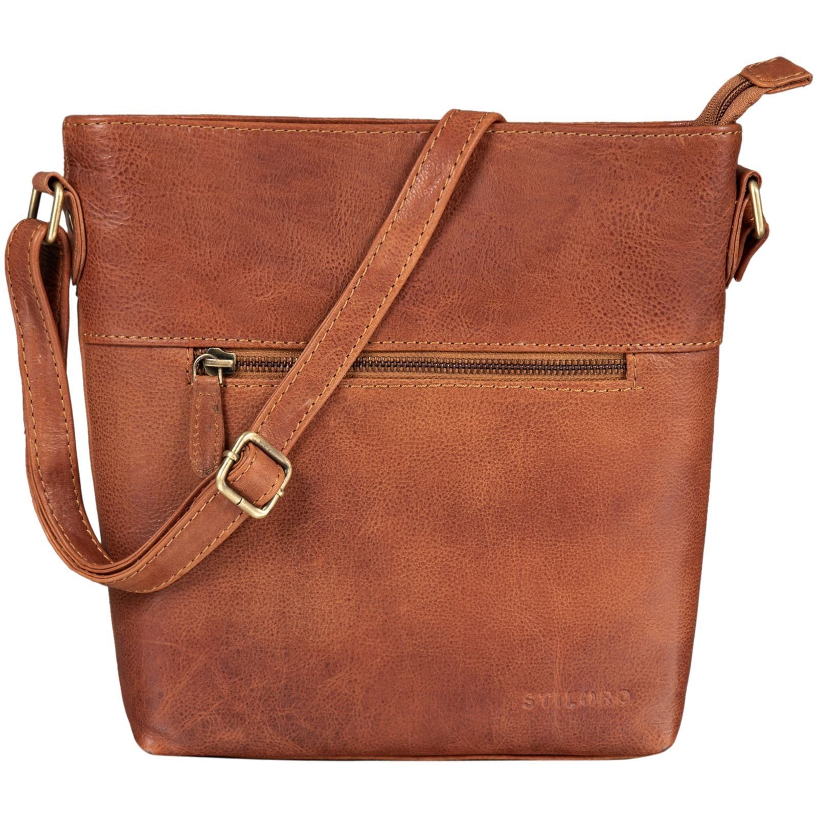 Handtasche "Jasmine" Ledertasche Damen Umhängetasche